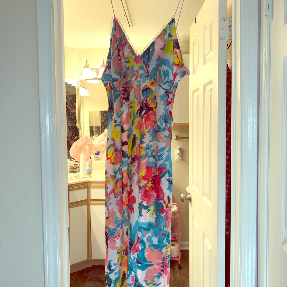 Floral slip dress